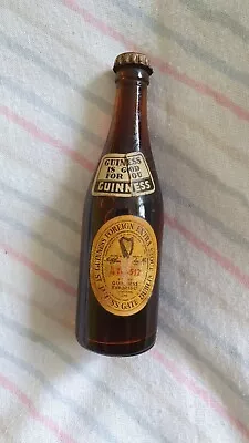 Vintage Guinness Miniature Filled Bottles (3 Bottles) • £10