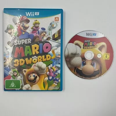 Super Mario 3D World Nintendo Wii U Game PAL 17m4 • $18.95