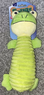 £9.99 • Buy Frog Squeaky Dog Toy Plush Christmas Gift Present Green Frog