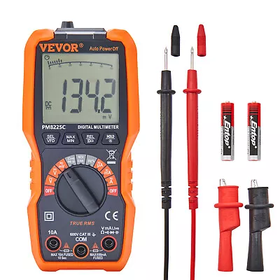 VEVOR Digital Multimeter 4000 Counts Multi Tester AC DC Voltmeter Ohm NCV TRMS • $26.19