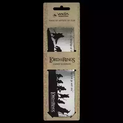 WETA The Lord Of The Rings Fellowship Silhouette Leather Book Mark  Hobbit • £19.27