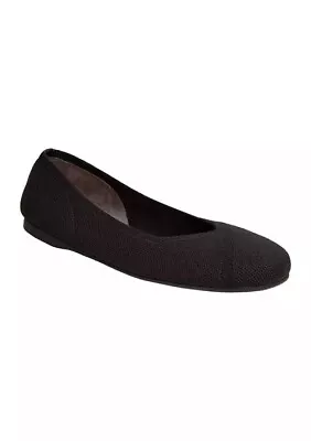 Me Too Recycled Upper Knit Flats Shoes Black 8.5/M New • $34.99