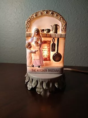 Kitchen Madonna Nightlight 7 In. Lamp Aladdin Giftware Ceramic Night Light • $150