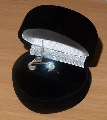£99.99 • Buy New 9ct Gold 15pt DIAMOND ENGAGEMENT RING Ex-High Street SOLITAIRE LOOK