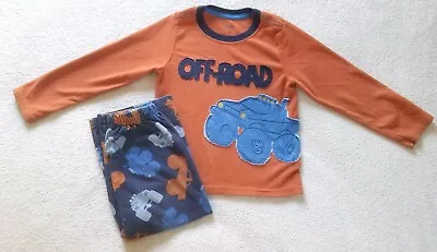 Carters ~ Boy's Pajama Set ~ Size 4T ~ Blue/Orange ~ Monster Trucks. • $12.99