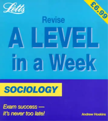 Sociology (Revise A-level In A Week) Hoskins Andrew Used; Good Book • £4.33