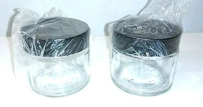  2 Oz Ounce Glass Jars With Lids Qty2 • $3