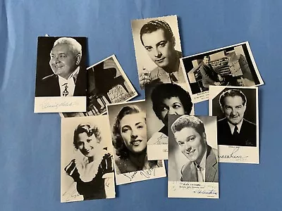 Musicians And Singers Inc Vera Lynn FAB Collection Of Vintage Hand Signed Photos • £9.99