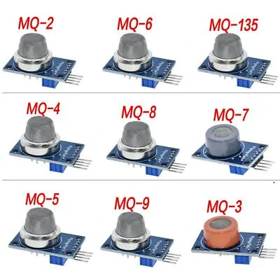 Detection Smoke Sensor Module Methane Liquefied Gas Starter Diy Kit MQ2 To MQ135 • $9.74