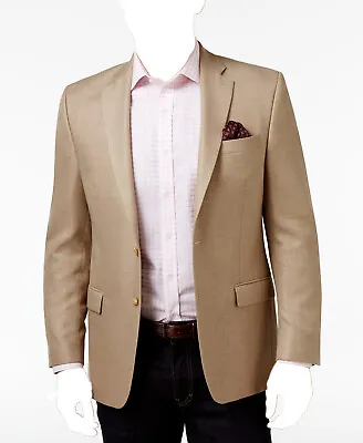 $32.98 • Buy $295 Ralph Lauren 38R Mens Classic Fit Beige Sport Coat Jacket Blazer *DAMAGED*