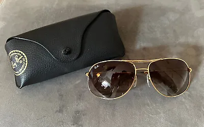 £45 • Buy Ray-Ban Gold/Brown Unisex Sunglasses