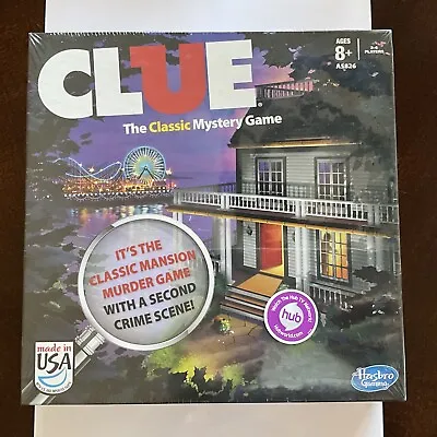 NEW Clue The Classic Mansion Murder Mystery Game Hasbro 2013 Edition Sealed • $9.99