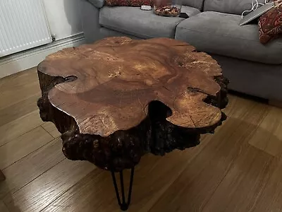 Solid Wood Coffee Table. Beautiful Oak Tree Trunk • £80