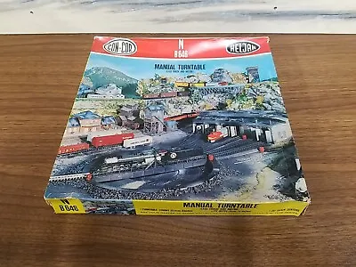 Heljan Con-Cor B646 N Scale Manual Turntable Plastic Model Kit ~ New Opened Box • $89.99