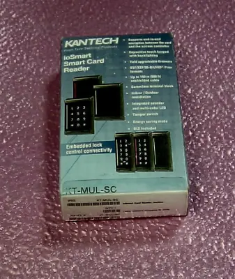 Kantech KT-MUL-SC IoSmart Smart Card Mifare / XSF / SSF Mullion Card Reader • $77.63