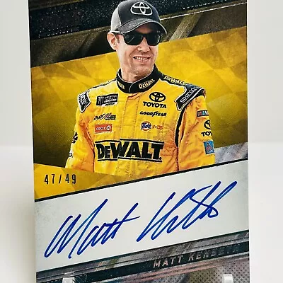 2023 PRIME Racing MATT KENSETH Legendary Signatures On Card Autograph SILVER /49 • $15.97