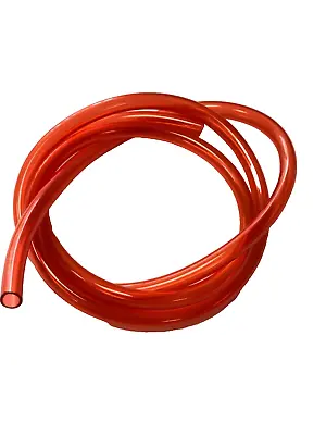 Fuel Pipe PVC 1/4   6mm I/d X 8mm O/d RED Tint For Most Petrol Lawnmowers • £3.45