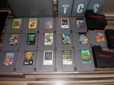 £179.99 • Buy Large Collection Of 16 X Nintendo Nes Game Cartridges Vgc All Working Uk Pal