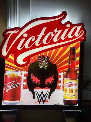 Victoria Beer Led Bar Sign Man Cave Decor Wwe Rey Mysterio Jr. Wrestling  • $449.99