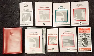 9pc Set OEM 1997 Mercury Mountaineer Owners Manual Handbook + Supplements & Case • $24.99