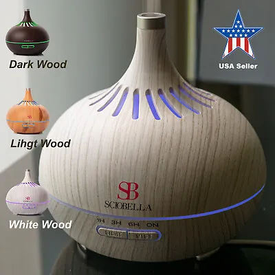 $24.99 • Buy Essential Aroma Oil Diffuser For Large Room Ultrasonic Aromatherapy Humidifier