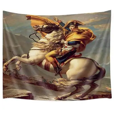 Medieval Knight Tapestry Wall Hanging Europe Emperor France 40x30in New • $28.57