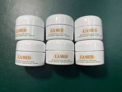 La Mer The Moisturizing Soft Creme Lot: 6 Qty X .12 Oz /3.5 Ml $144 Value  • $30