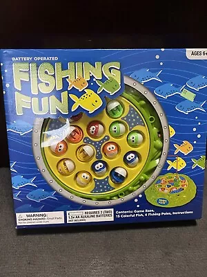 Toy Fishing Rods Fish Magnetic Game Board Spins Play Set Preschool Kid Children • $10