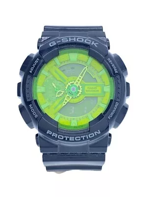 CASIO G-SHOCK GA-110B-1A3JF Black/Green Resin Quartz Digital Analog Watch • $90