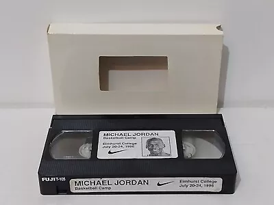 Vintage Michael Jordan Basketball Camp VHS Video Elmhurst Collage Jul 20-24 1996 • $99.99