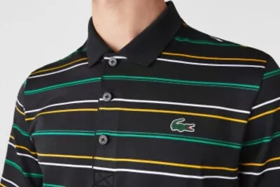 Lacoste Men's Presidents Cup  Striped Ultra-Dry Jersey Polo  • £49