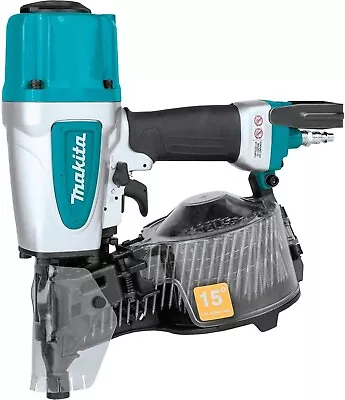 Makita AN613 2.5  Pro Grade Pneumatic 15° Siding Coil Nailer Aluminum Housing • $307.77