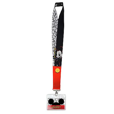 Mickey Mouse Deluxe ID Badge Lanyard • $9.88