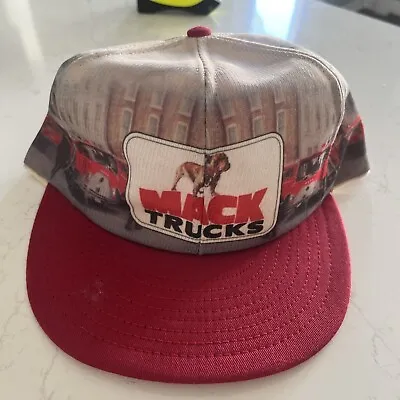 Mack Trucks Vintage Louisville Fire Truck AOP All Over Print Snapback Hat Cap • $168.61