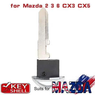 Smart Emergency Insert Remote Key Blade Replacement For Mazda 2 3 6 CX3 CX5 • $9.90