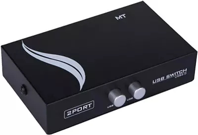 2 Port VGA Switch Video Selector Switcher Box 15 Pin VGA 2 In 1 Out Switcher Two • $14.56