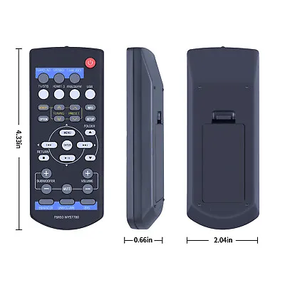 New FSR50 WY57780 Remote Control For Yamaha Soundbar YHT-S401BL SR-301 NS-BR301 • $18.04