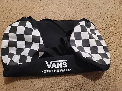 Vans Off The Wall Duffle Bag Overnight Gym Travel Shoulder Skate Checkered • $20
