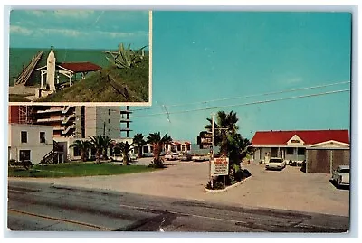 Corpus Christi Texas Postcard Sea Side Motel Apartments Multiview C1960 Unposted • $19.47