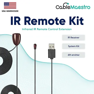 IR Infrared Extender Remote Control Receiver USB Repeater Emitter Adapter System • $9.95