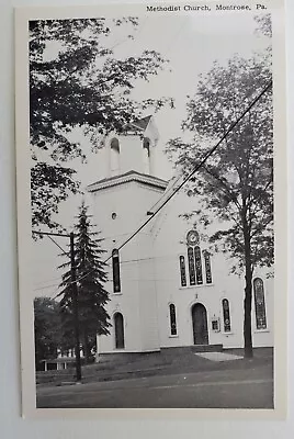 Montrose PA Pennsylvania Methodist Church Vintage Postcard O25 • $9.95