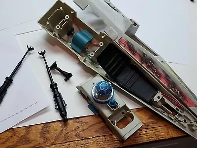 $9.25 • Buy Battle Damaged Xwing X-wing Parts Cannons Canopy Star Wars Vintage