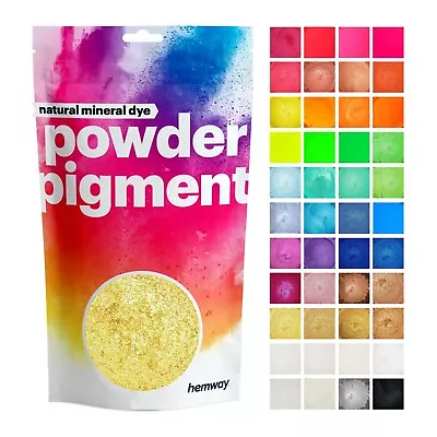 Pearl Pigment Powder Natural Mineral Ultra-Sparkle Metallic Epoxy Resin DYE • £16.95