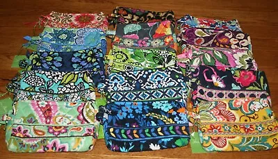 Vera Bradley SMALL COSMETIC Case Travel Bag Makeup Pouch 4 Tote Purse RARE HTF • $19.75