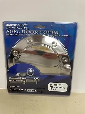 2005-2009 Chrome Stainless Steel Fuel Door Gas Cover For Ford Mustang • $42.99