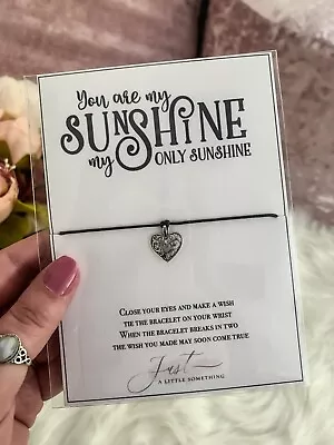 £2.89 • Buy You Are My Sunshine Inspirational Wish Bracelet Lockdown Isolation Gift