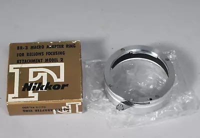 NEW OLD STOCK NIKON 52mm BR-3 MACRO ADAPTER RING FOR BELLOWS FOCUSING ASSY NO. 2 • $29