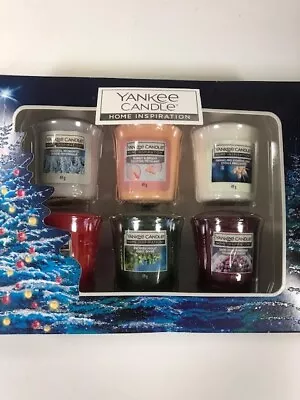 Yankee Candle Pack Of 6 Votive Candles - Boxed Set Yankee Candle Seasonal • £19