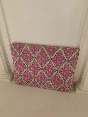 Vera Bradley Home Collection Ribbon Board Padded Bulletin Message Bermuda Pink • $29.99