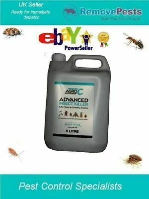 Wasp Poison Killing Spray Expert Pest Control Treatment Beetles 5L RTU • £21.99